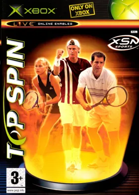 Top Spin (USA) box cover front